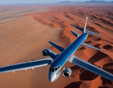 wie lange fliegt man nach namibia